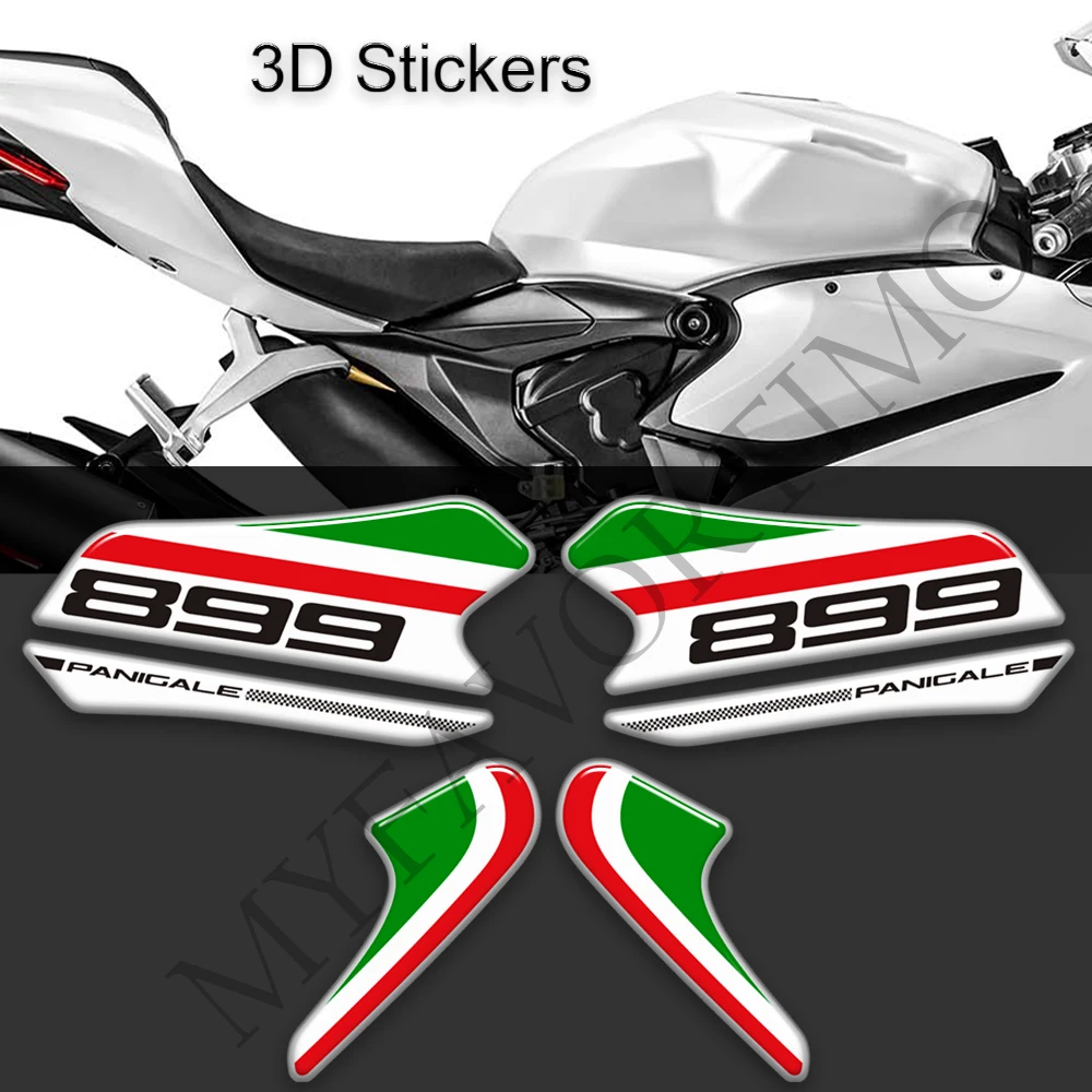 

Motorcycle Stickers Decals Gas Fuel Oil Kit Knee Fish Bone Protector For DUCATI PANIGALE V2 899 959 1199 1299 Tank Pad