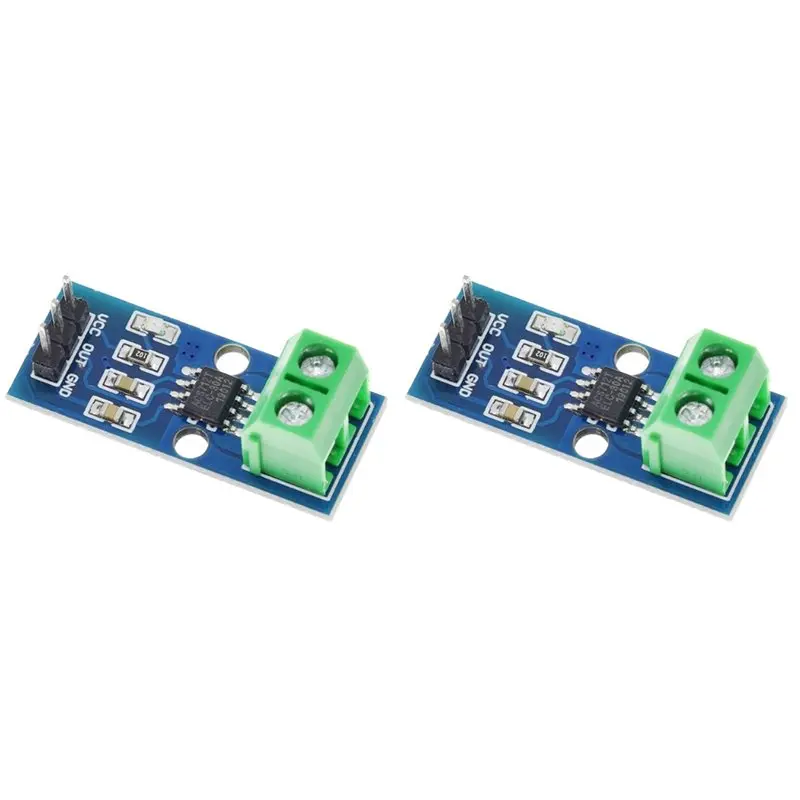 ABQU 2X Hall Current Detection Module TZT ACS712 30A Sensor for Arduino DIY Electronics Robotics Projects