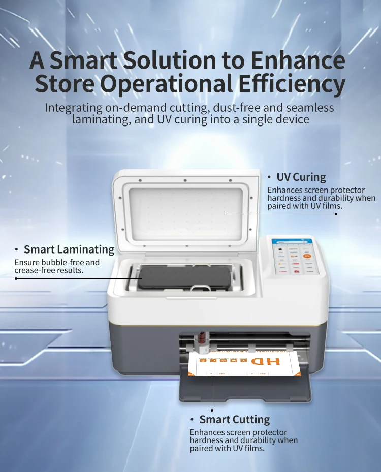 Intelligent Mobile Cutting Machine for Back Skin and Hydrogel Film Application with Voice Activated Search