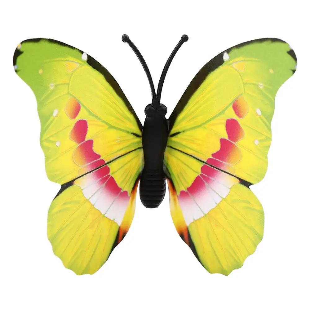 Room Home Colorful Random 20Pcs/pack 3D Simulation Butterflies Butterfly Decor Garden Accessories Flowerpot Decoration