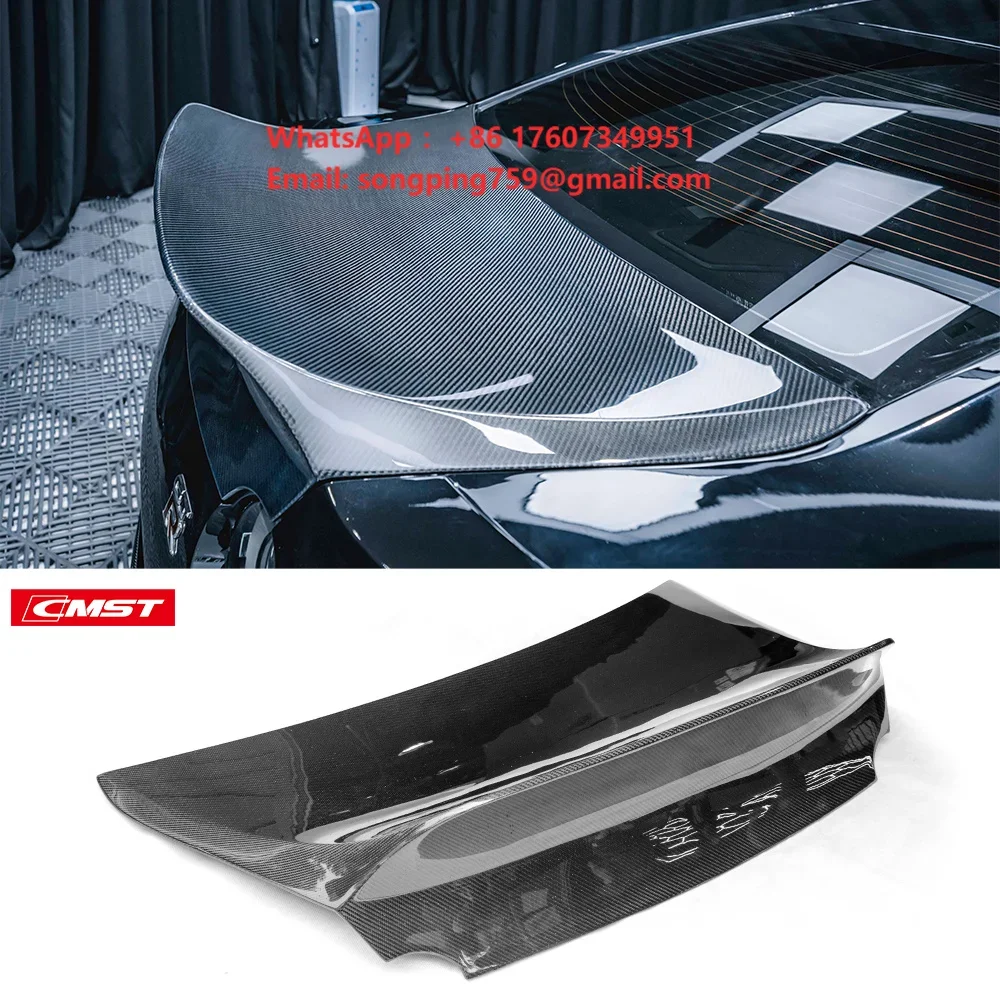For Nissan GTR35 2008-2016 Carbon Fiber Trunk Cargo Cover Car Body Kits Auto Parts Modification Accessories CMST Style