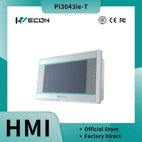Wecon 4.3-inch HMI with Ti Chipset PI3043ie-T