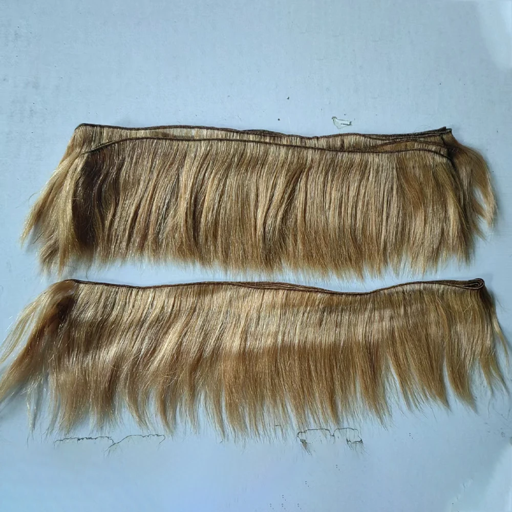 Brazilian Customize Straight Hair Bundles 3 pcs 4 inch Blonde Brown Remy Human Hair Weaving Bundles Extensions EUPHORIA