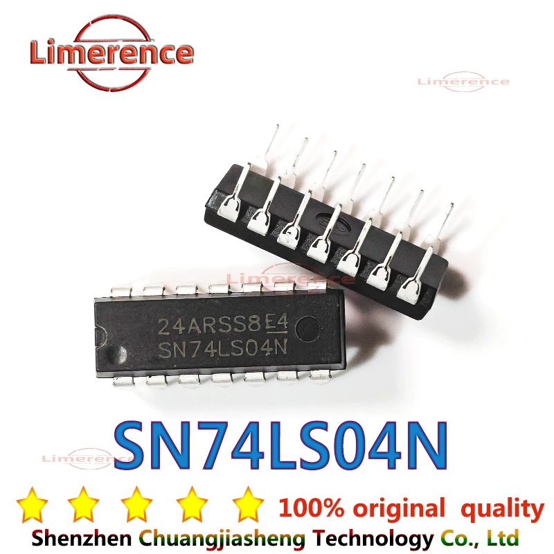 10Pcs/lot SN74LS04N DIP14 SN74LS04 DIP 74LS04N 74LS04 DIP-14 HD74LS04P new  IC