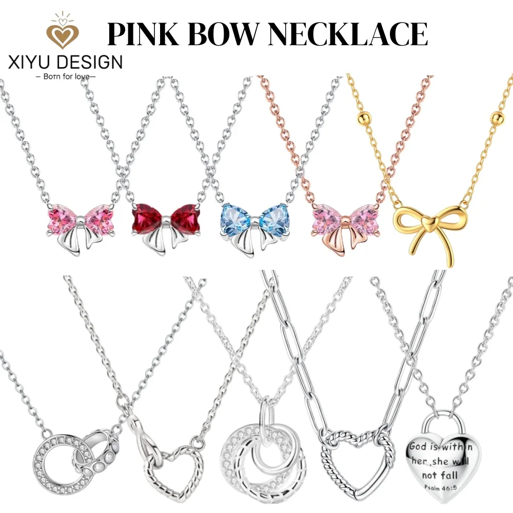 2024-серия-ко-Дню-святого-Валентина-стерлинговое-серебро-925-оригинальные-подвески-ожерелье-с-бантом-и-кристаллами-цепочки-женские-ювелирные-изделия-подарок-для-девочек