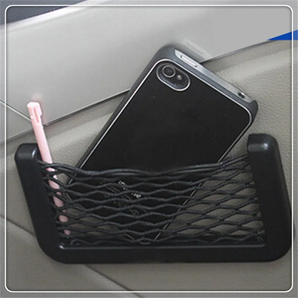 8*15CM Car Organizer Net Sticking Holder Pocket trunk for Kia Carens SOLARIS Verna IX25 CUB Ray K2 Naimo Provo K9 Cross