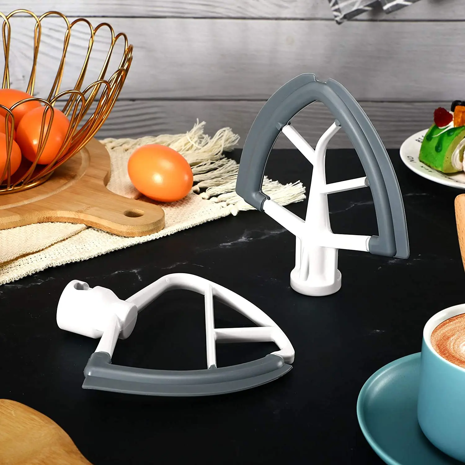 Набор измельчителей с гибкими краями для подставки, аксессуары для миксера, измельчитель для кухни, приспособление для миксера 4,5-5Qt с подст...