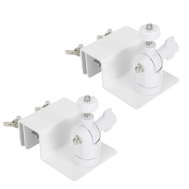 

Комплект из 2 кронштейнов для желоба, совместимых с кольцевой солнечной панелью, 360° ° Регулируемое универсальное кольцевое крепление для желоба для панели, A19I