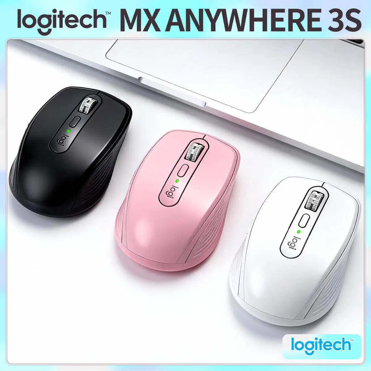 

Logitech MX Anywhere 3S Wireless Mouse for Asus ZenBook High Precision Home Office