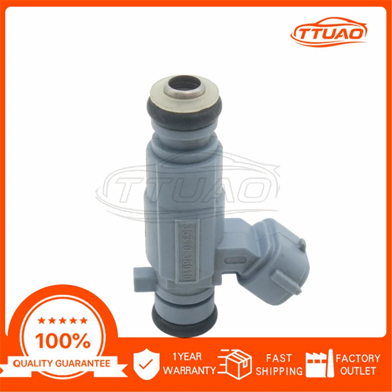 1P-6P Fuel Injector 35310-38010 3531038010 35310 38010 for Hyundai Santa XG350 Sonata Kia Amanti Optima Sorento Sedona 2.4L 3.5L