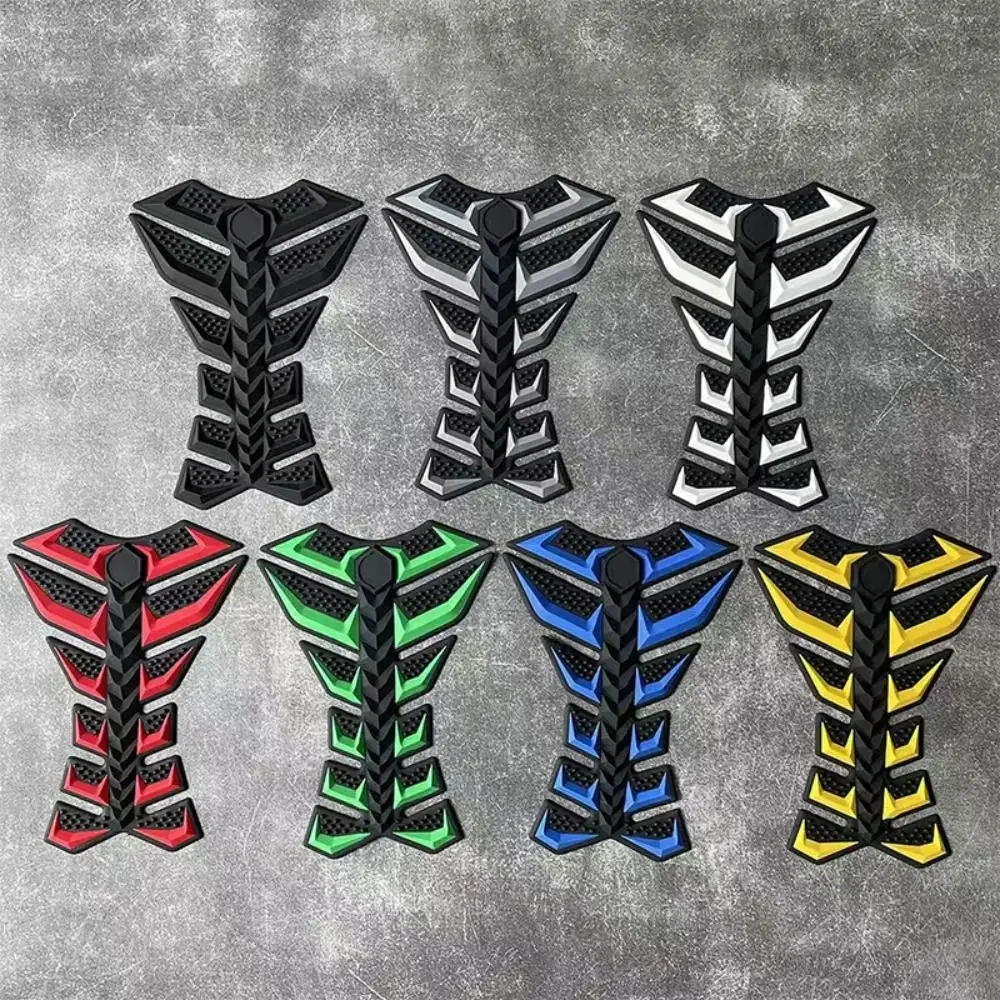 

1 шт., противоскользящая многоцветная самоклеящаяся защитная накладка на бак мотоцикла 21 см/8,27 дюйма для топливного бака велосипеда, создание настройки