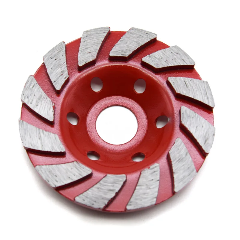 1 قطعة 100/115x22.23 مللي متر ملموسة توربو الماس طحن كأس عجلة 12 Segs الثقيلة زاوية طاحونة عجلات لطاحونة زاوية
