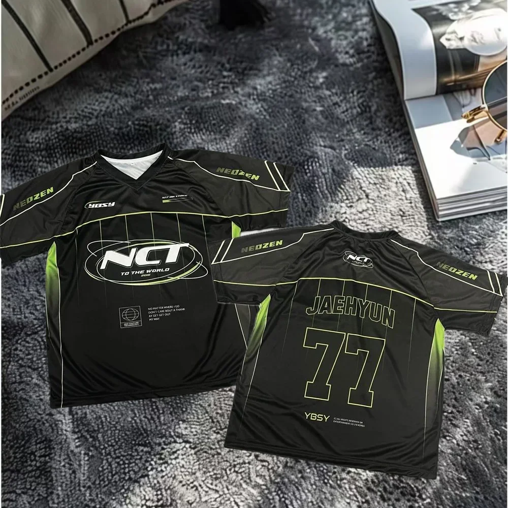 

YBSY NCT127 Motorcycle quick drying Jerseys 2025T-Shirt Men New Summer Women Tee Short Sleeve Tops Shirts Korean Trend