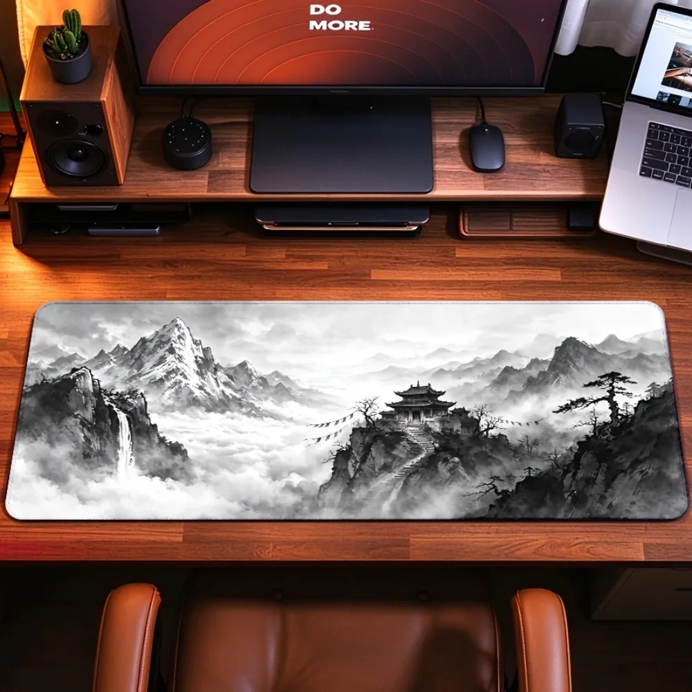 Traditional Chinese ink-wash landscape pattern desktop mat - The perfect gift for those who love traditional Chinese culture
