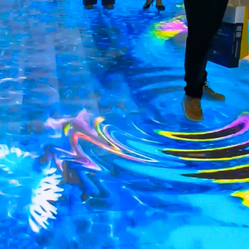 Interactive Led Dance Floor Display Mirror Screen Party Event Use Piano DJ RGB Tiles Lamp LED Lights Wedding Dance Floors