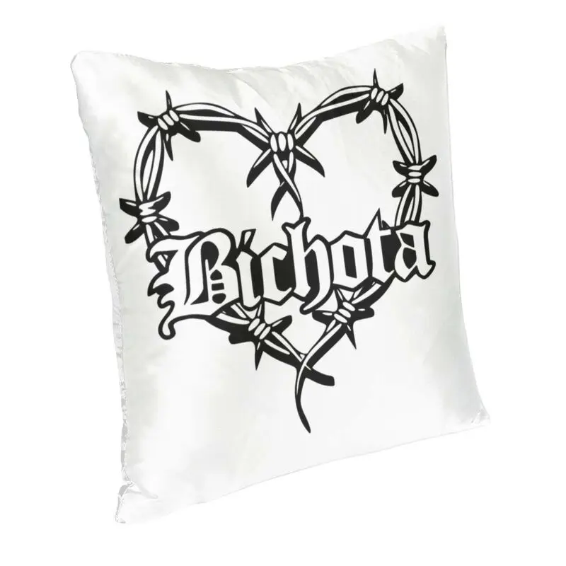 Karol G Bichota Heart Cushion Cover 45x45cm Reggae Ainger Velvet Luxury Pillow Case for Sofa Home Decor