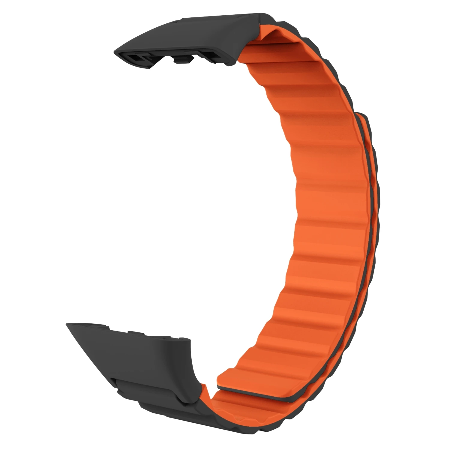 Pulseira de silicone magnético para huawei honor band 6 pro pulseira de substituição pulseira de relógio para huawei ajuste suave correias