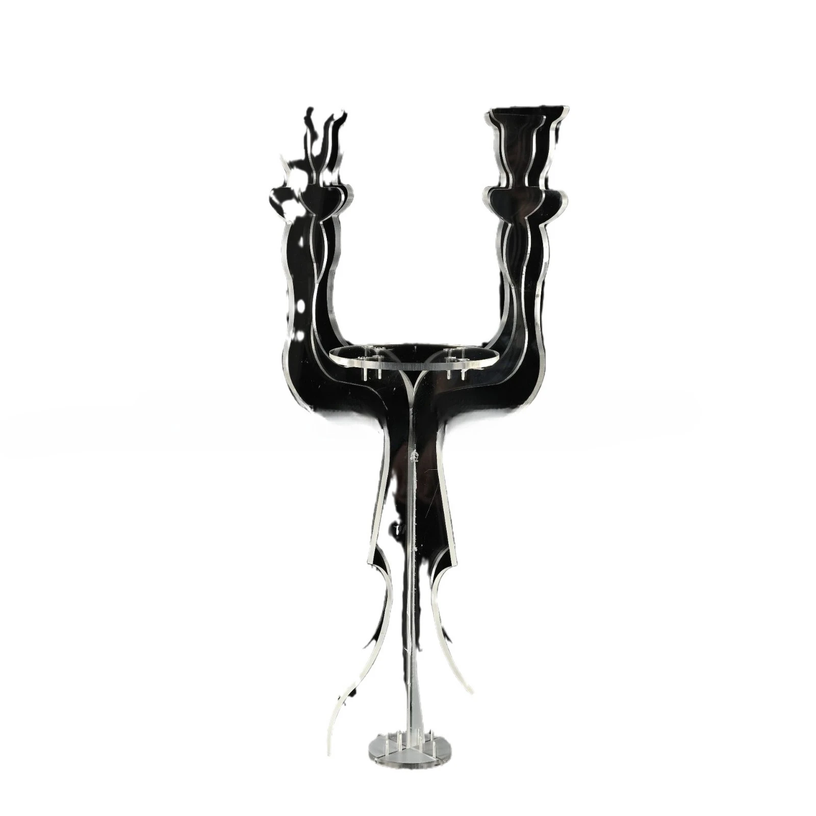 

Transparent separable acrylic flower stand wedding hall banquet hall high-end club table decoration table flower ornament