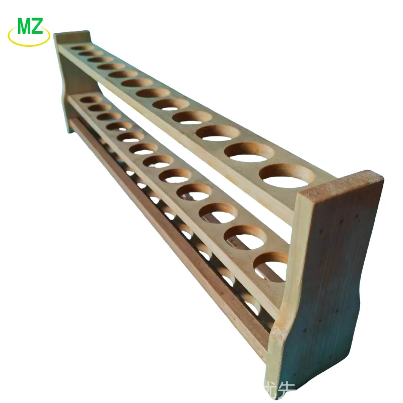 Wooden colorimetric tube stand