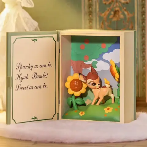 Disney 100-årsjubileum Bambi Actionfigurer Leksaker Söt Disney Bambi Hjort Animefigur Dockor Presenter till barn 10 best sales Disney 100 år - №5