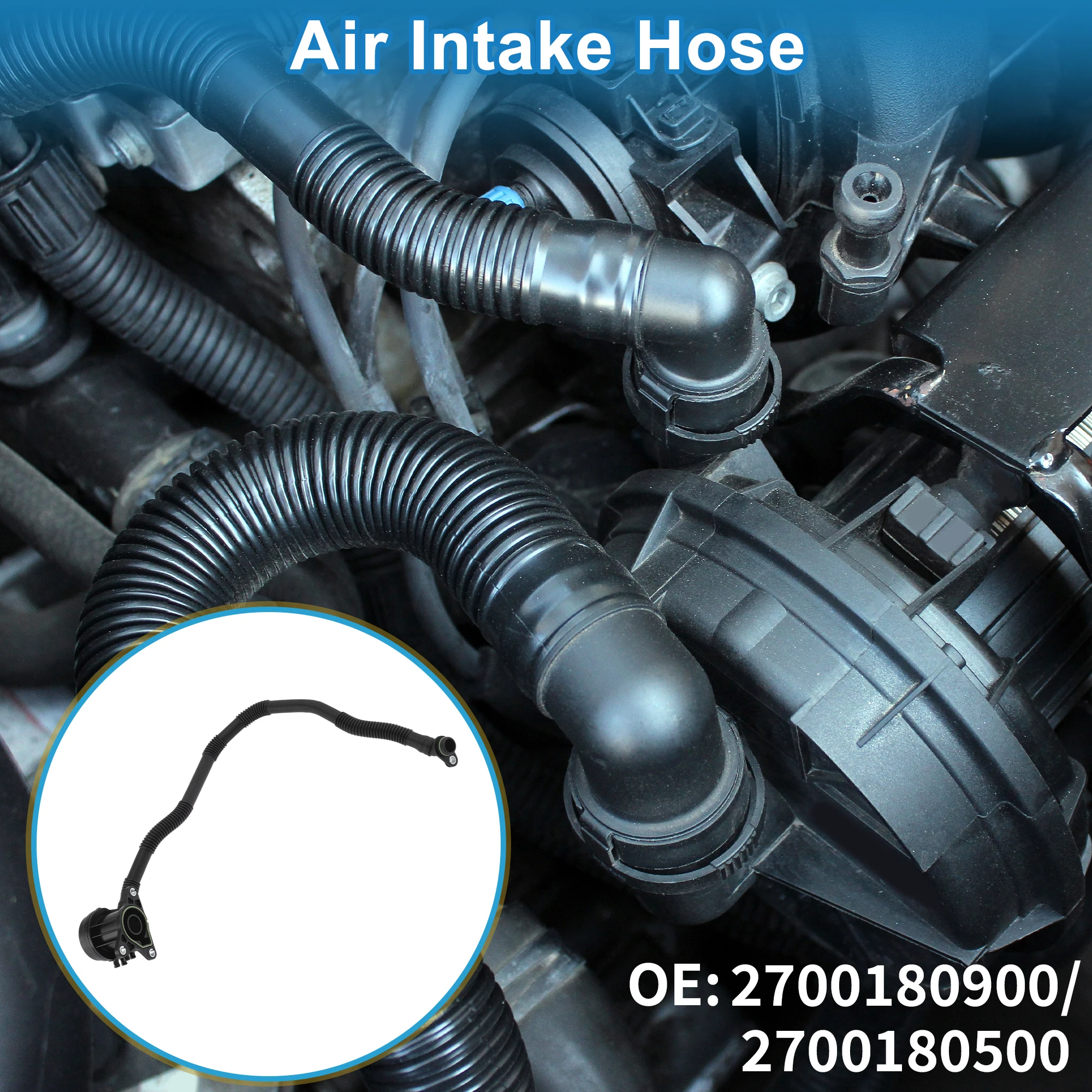 

X Autohaux воздухозаборный шланг двигателя для Mercedes Benz W246 2014 No 2700180900/2700180500