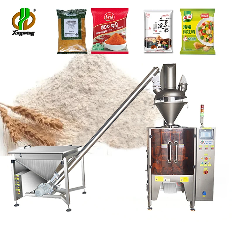 CE Xuguang Vffs 100g to 5kg Automatic Cake Premix Powder Packing  hine for Milk Powder