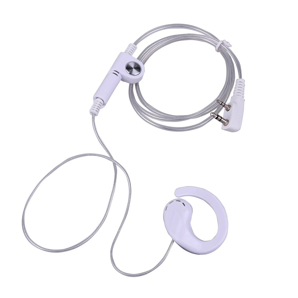 

2-контактный наушник, легкий наушник-рация, аксессуары для гарнитуры для радио BAOFENG KENWOOD HYT