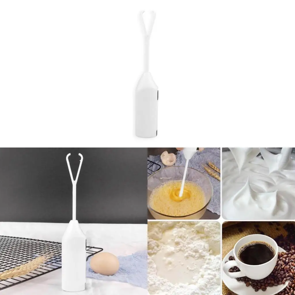 F19B Beater Milk Frother Handheld Y Shaped Milk Foamers Easy Use