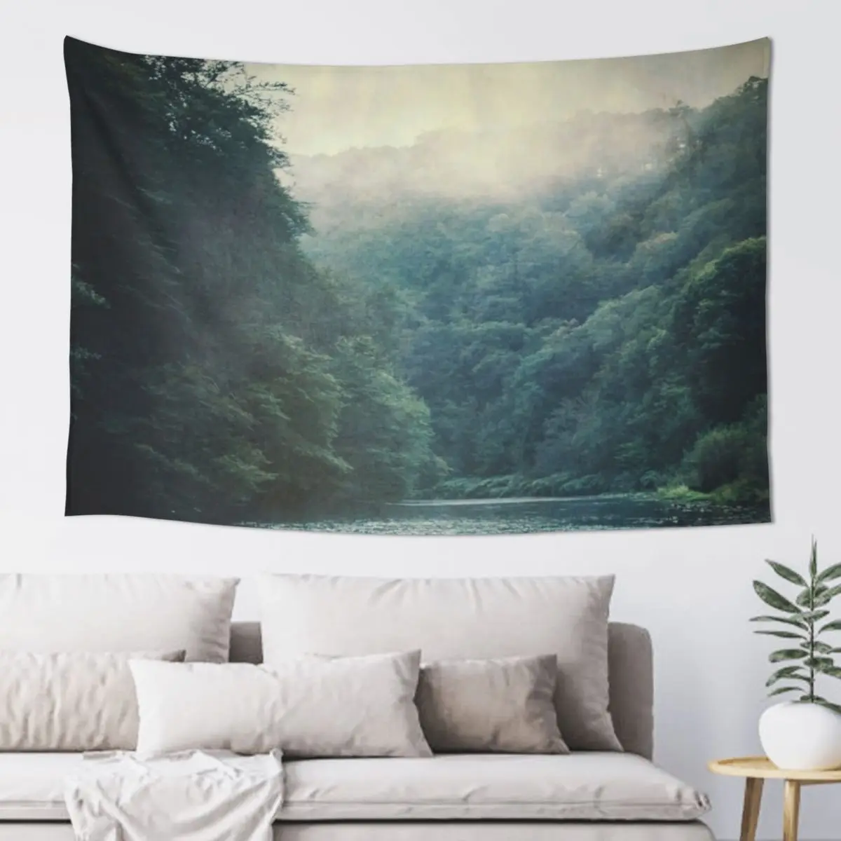 

Valley and River Tapestry Room Aesthetic Cute Decor Tapestry