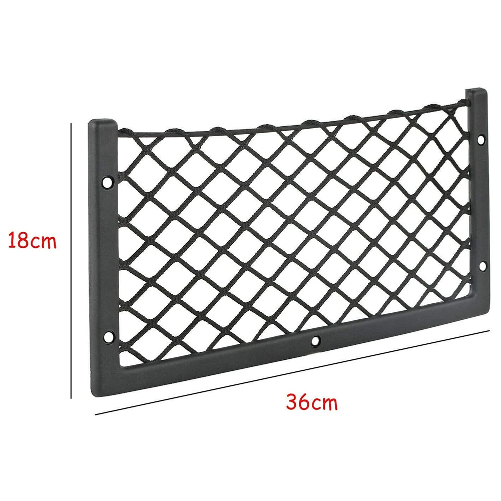 1/3Pcs/Lot 36*18cm Car Net Door Panel Bus Seat Back Mount Organizer Mesh Phone Holder Storage Bag Pocket For Wallet Keys