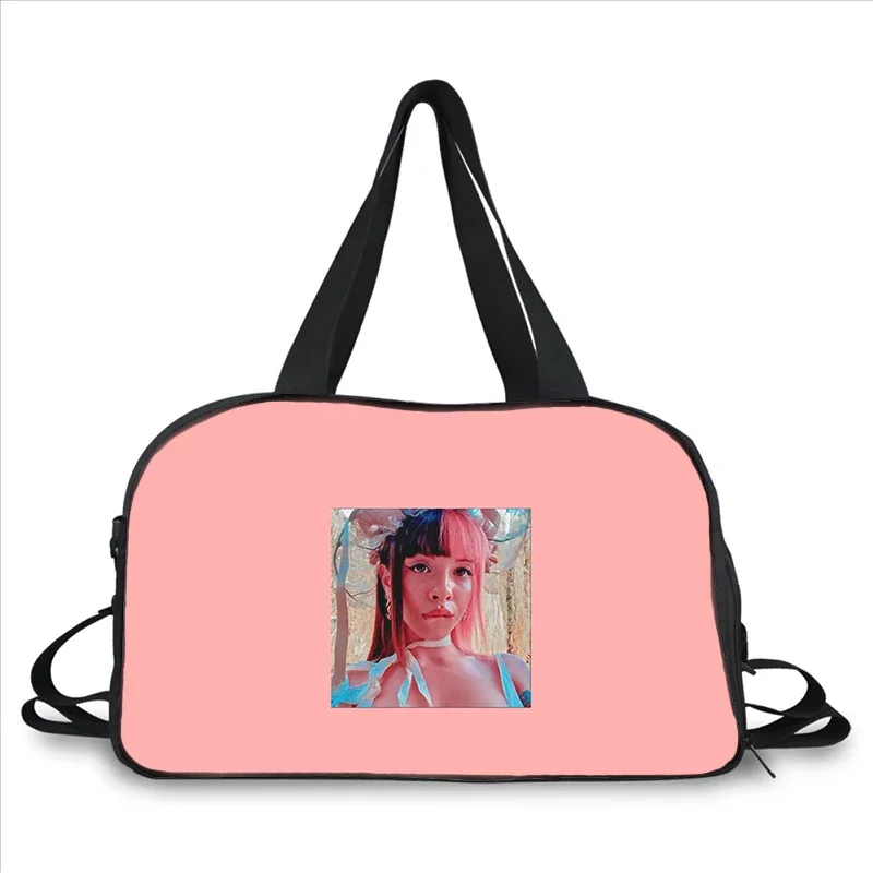 Melanie Martinez-Bolsa Mensageiro Portátil, Bolsa de Viagem Multifuncional, Impressão 3D, Grande Capacidade, Tendência Fashion