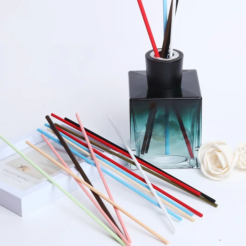 

Colorful Synthetic Fiber Sticks, Reed RattanDiffuser Sticks, Aroma Perfume Sticks forHome Fragrance, L22 cm x3mm, 500Pcs