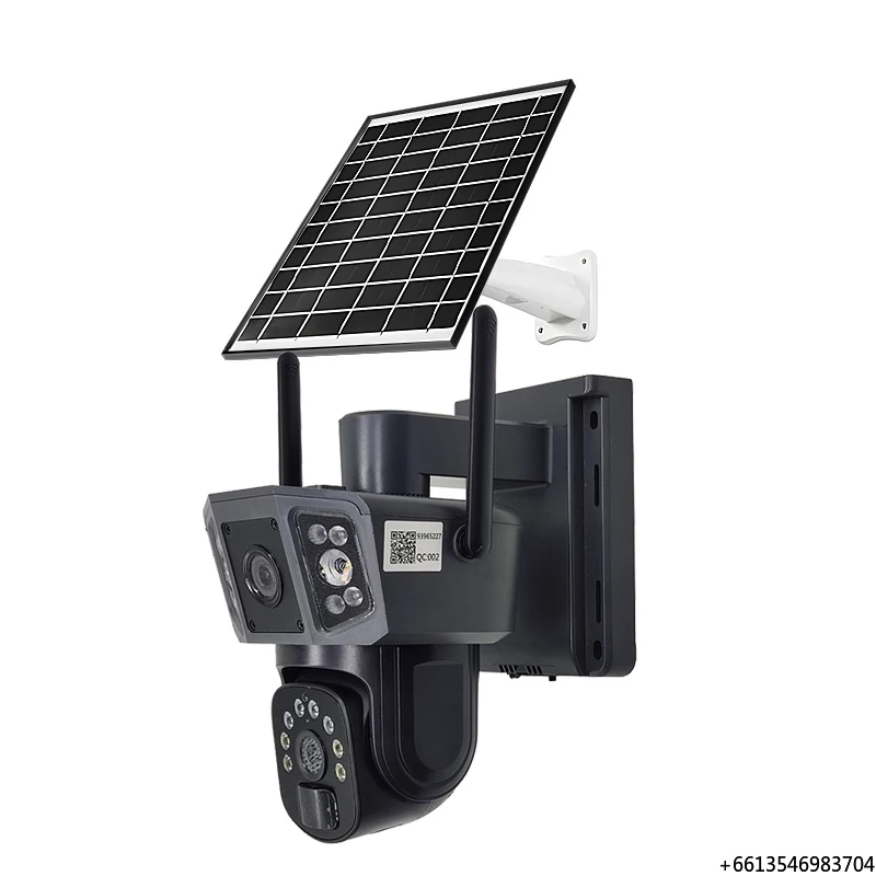 V380pro 6MP HD Dual-Lens Surveillance Camera Night Vision Outdoor Wireless WIFI Network 3MP CCTV PTZ Solar Security Camera