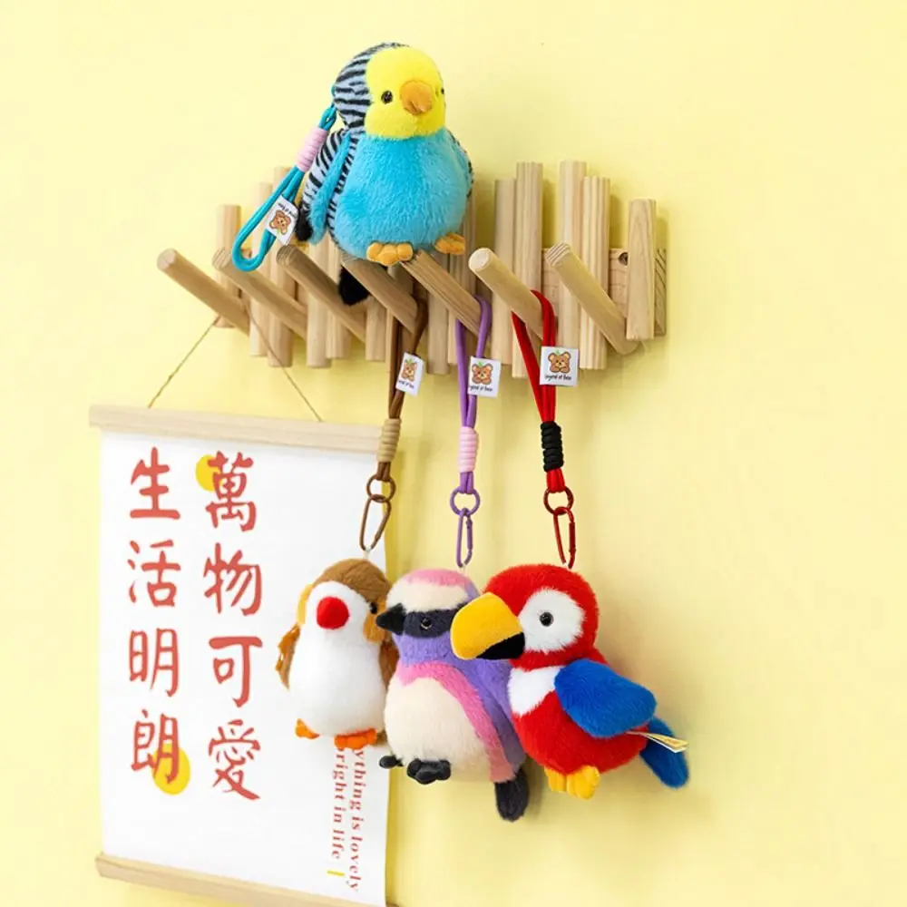 

10 стилей милых брелоков в виде животных и птиц: реалистичные подвески-птички, цветные пушистые брелоки-воробьи для мальчиков и девочек