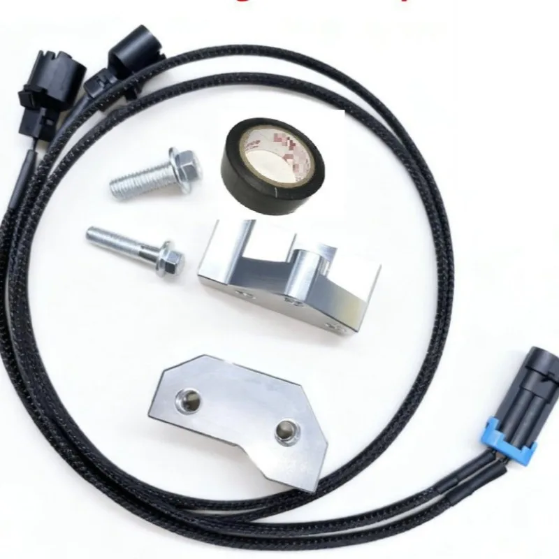 WEKN030-36 Universal Wiring Harness with Positioning Bracket Kit, Professional Engine Knock Sensor Extension Replacement Set