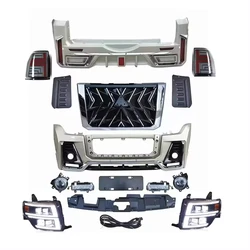 for  Car Accessory body kits upgrade for mitsubishi V87 V95 v93 v97 headlight 2009-2021 mitsubishi pajero 4 led headlight body k