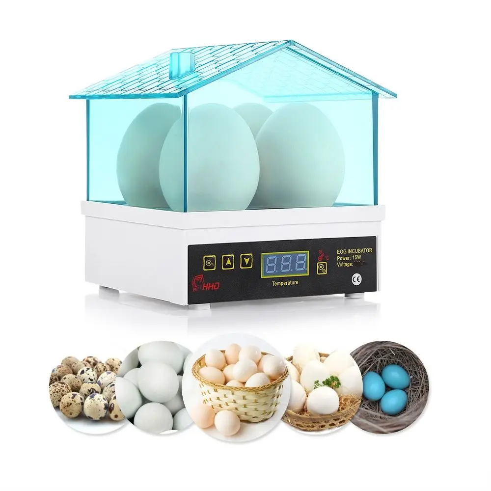 

Power Saving 4 Eggs Mini Incubator Electric Plastic Automatic Egg Incubator Intelligent EU/US/UK/AU Plug Goose Egg Incubator