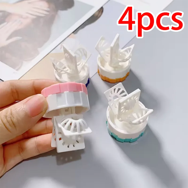 

1/2/4 Contact Lenses Cleaner Device Manually Rotatable Type Portable Contact Lens Beauty Pupil Storage Cleaning Container Tools