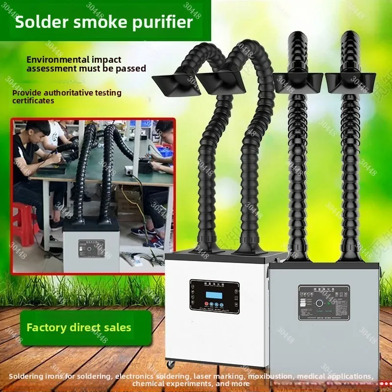 Solder fume purifier, soldering iron fume purifier, solder smoke purifier, solder workshop fume purifier