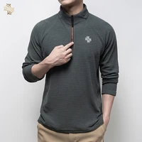 SBWL – T-shirt à manches longues pour hommes, de haute qualité, respirant, pour la course à pied, le fitness, les sports de plein air, la mode, les affaires, décontracté, automne 4
