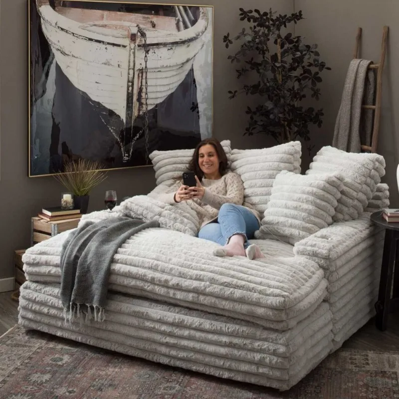 

Designer Modern Living Room Sofas Comfortable Lazy Lounge Loveseat Living Room Sofas Ergonomics European Divano Salon Furniture