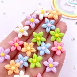 20 pz Resina 14mm Colorato Kawaii 3D Fiore Flatback Pietra Bottoni Appliques per Abbigliamento FAI DA TE Scrapbook Arco Accessorie Mestiere L766