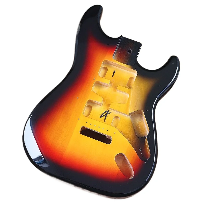For Sunset Color Guitar Body DIY Modification Work in Progress Body, Musical Instrument Accessories