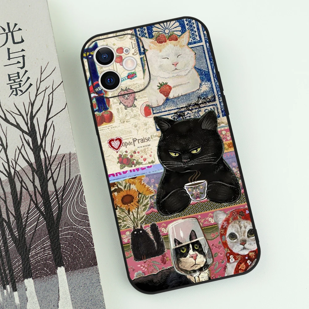 Casing Ponsel Kartun Kucing Hi - Phone Cases Quirky ulasan dan harga