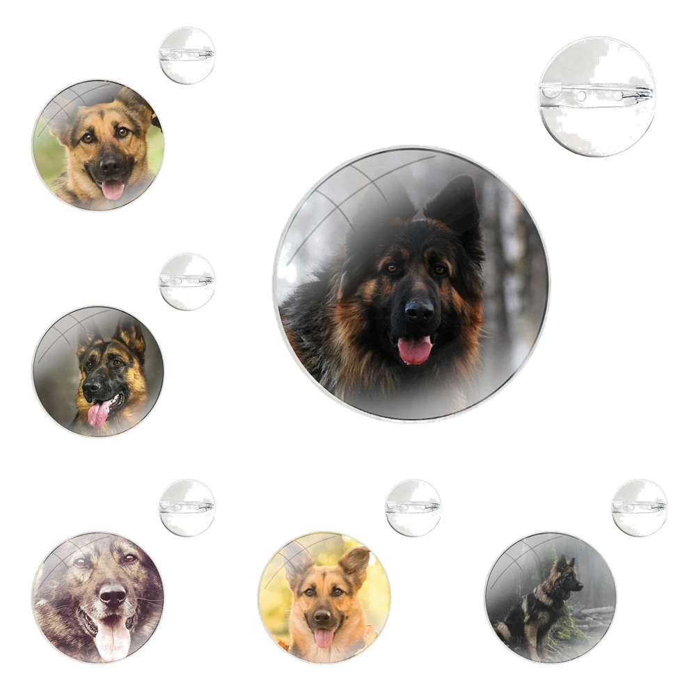 German Shepherd dog Pin Icons Brooch Jewelry Accessories