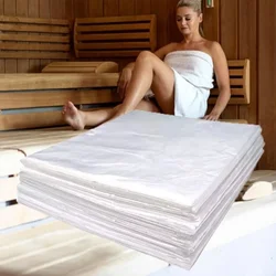 50/100 White Disposable Body Wrapped Plastic Massage Tools For Sauna Treatment PVC Body Wrapped Humidification Acid Boiling Bags