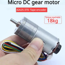 Motoriduttore cc con motore elettrico ad alta coppia 6v 12v 24v con encoder