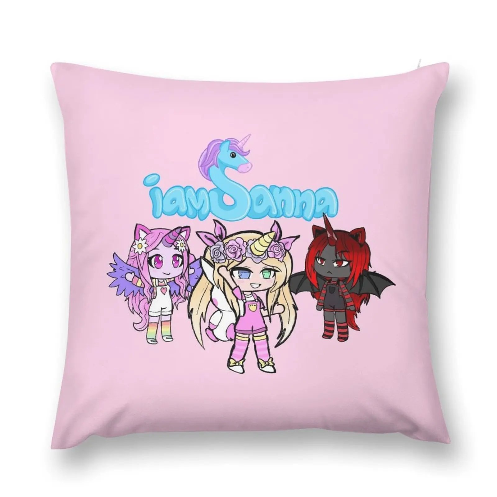 Sanna and Friends Throw Pillow Custom Cushion Cushions covers for pillows pillow