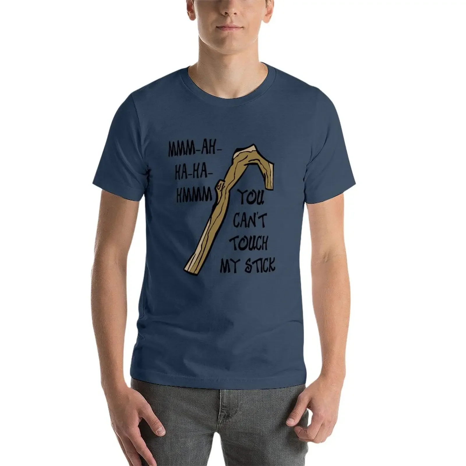 You Can't Touch My Stick T-Shirt summer tops korean fashion T-shirt men