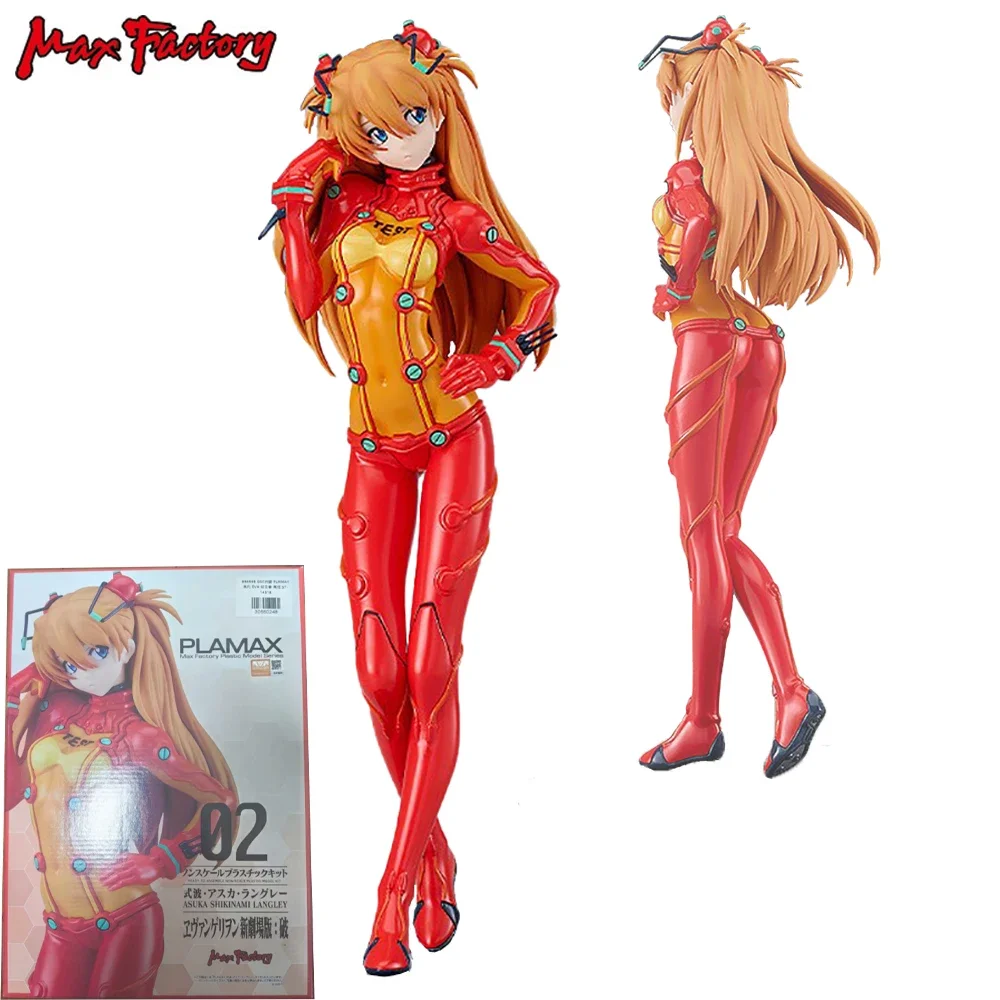 

Original Max Factory Tomytec Evangelion Shin Gekijouban Ha Souryuu Asuka Langley Anime Figure Garage Kit Toy Model